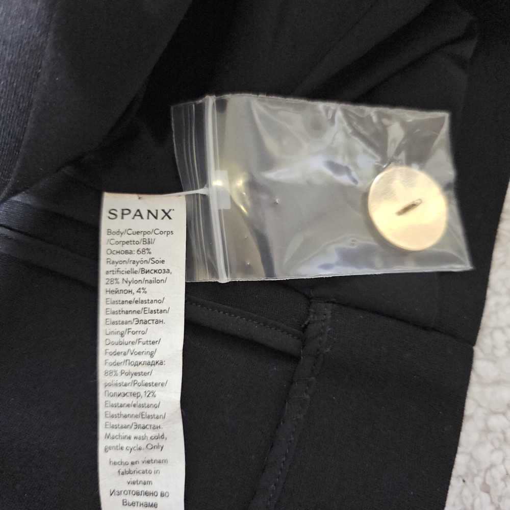 Spanx Perfect ponte vest dress minimalist preppy black sz XS - Picture 10 of 10